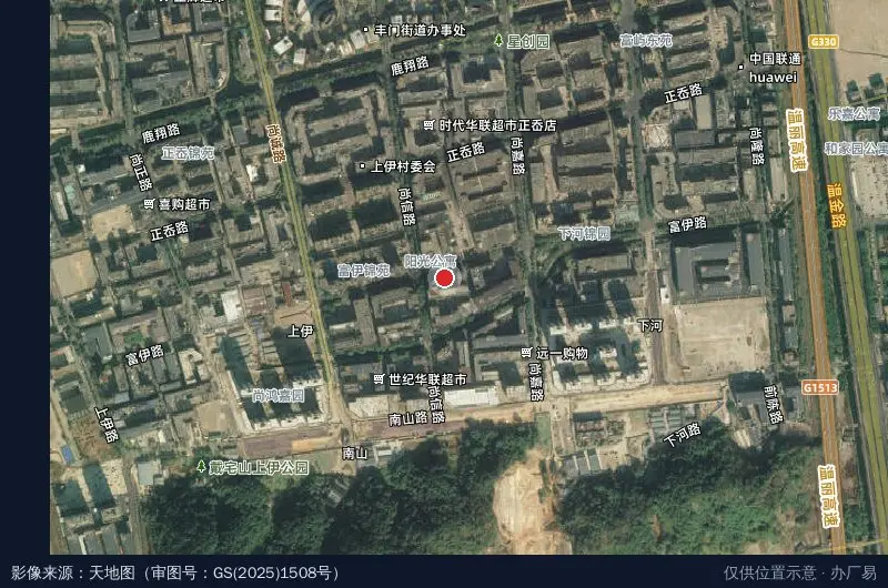 丽莎科技园卫星位置示意图