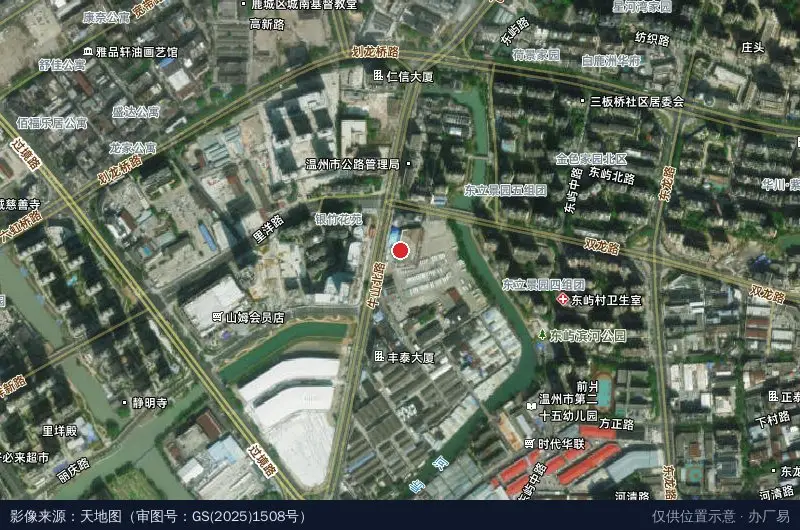 温州低空经济科创园卫星位置示意图