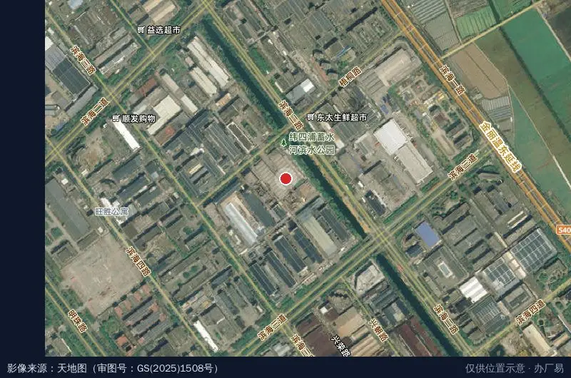 龙宇物流园卫星位置示意图
