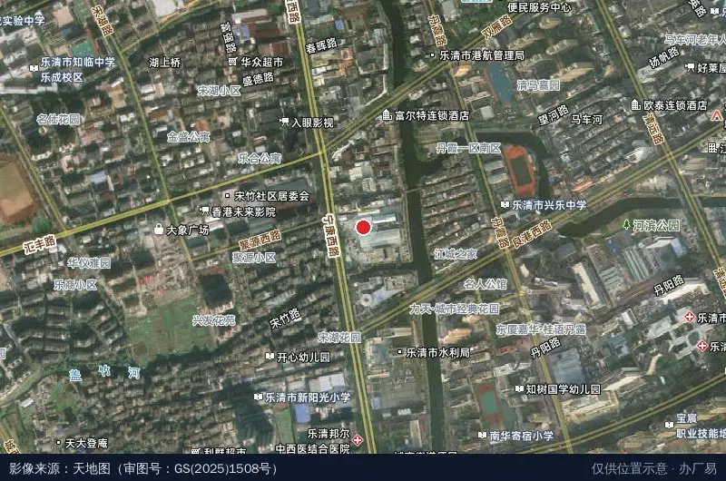 南大电缆产业园区卫星位置示意图