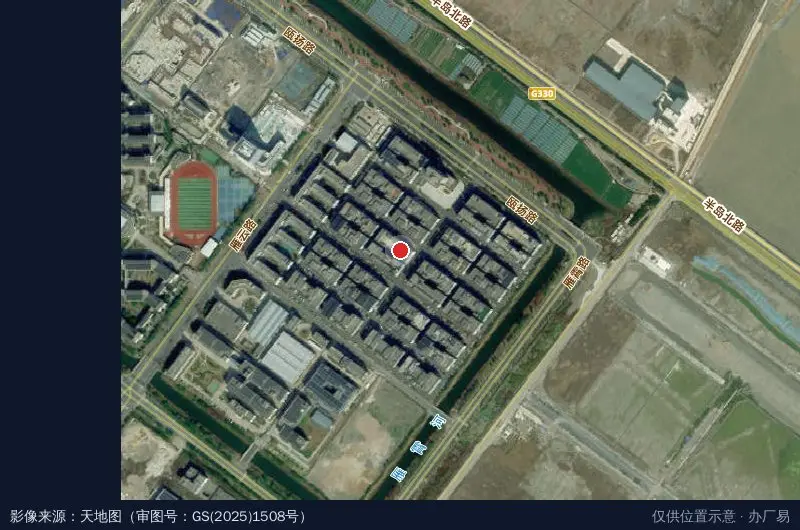 温州文博科技产业园卫星位置示意图