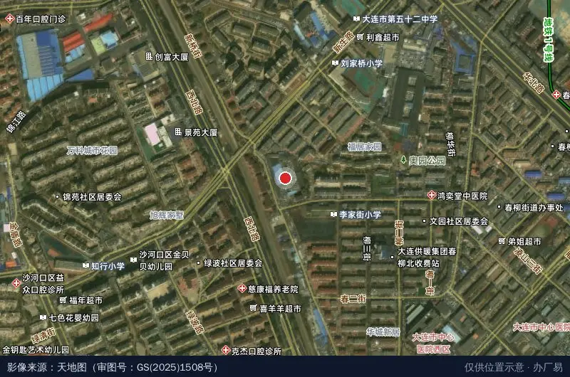 75号梦想创意园卫星位置示意图