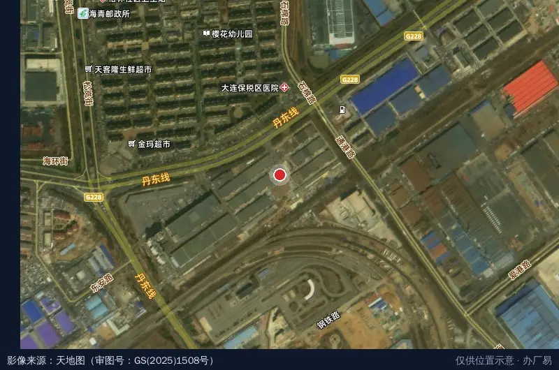 光伸模具工业园卫星位置示意图