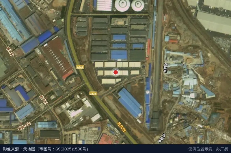光伸骏龙临港工业园卫星位置示意图