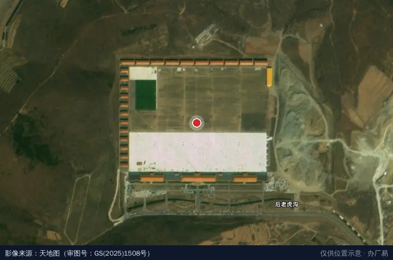 大连智能制造装备产业园卫星位置示意图