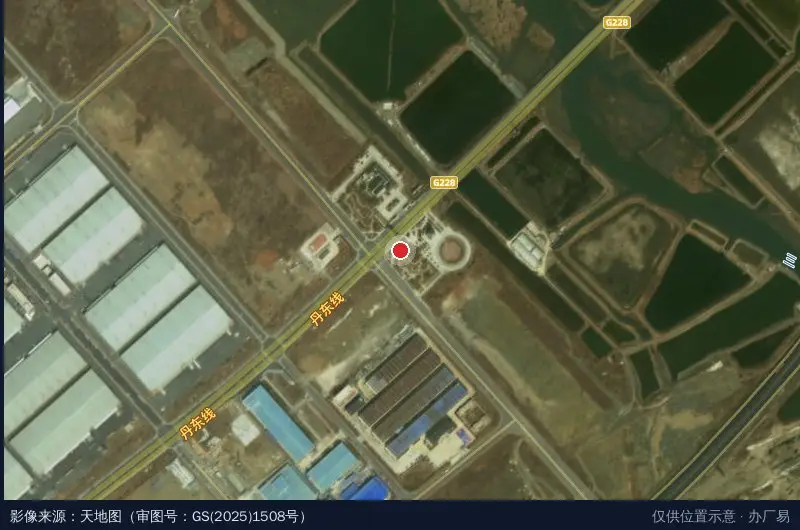 中日生态示范新城(建设中)卫星位置示意图