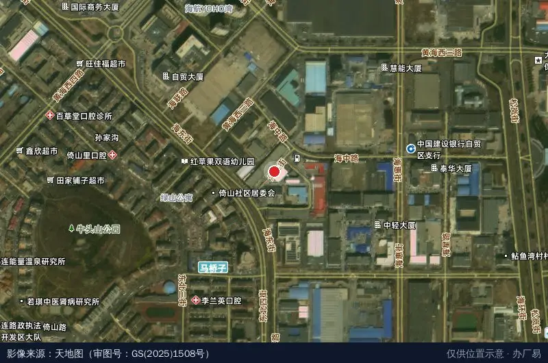 保税区泰豪创业孵化基地卫星位置示意图