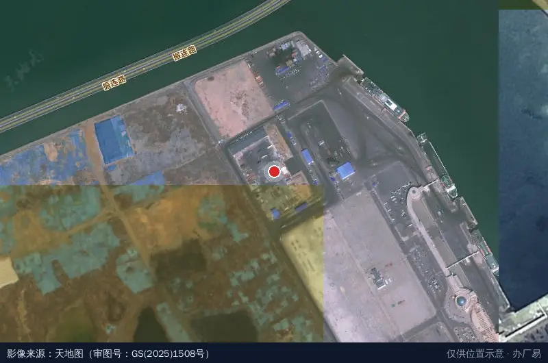 大连金锐源物流园卫星位置示意图