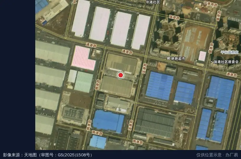 普洛斯大窑湾物流园卫星位置示意图