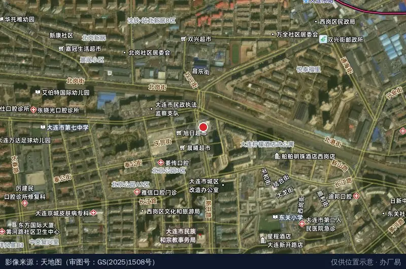 新开路8号产业园卫星位置示意图