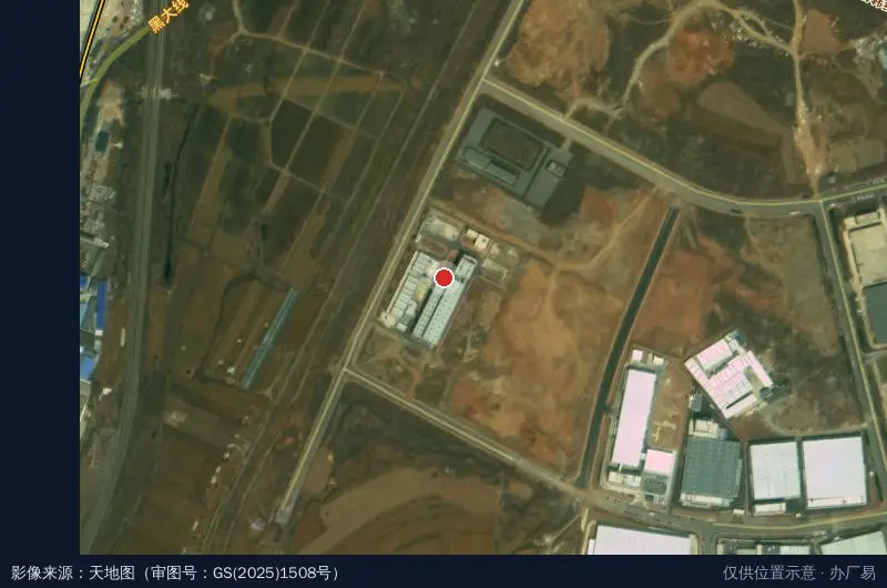 大连自贸片区氢能源产业园A区卫星位置示意图