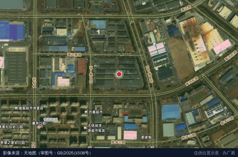 金港工业园1期卫星位置示意图