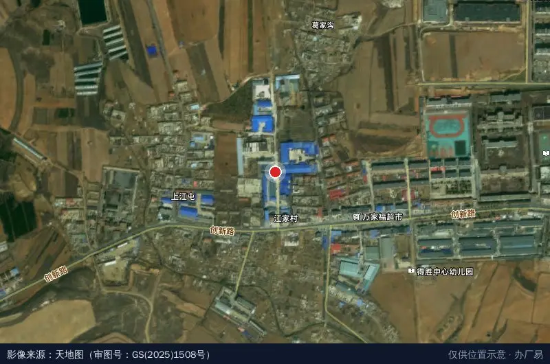 大连经济技术开发区永成模具厂卫星位置示意图