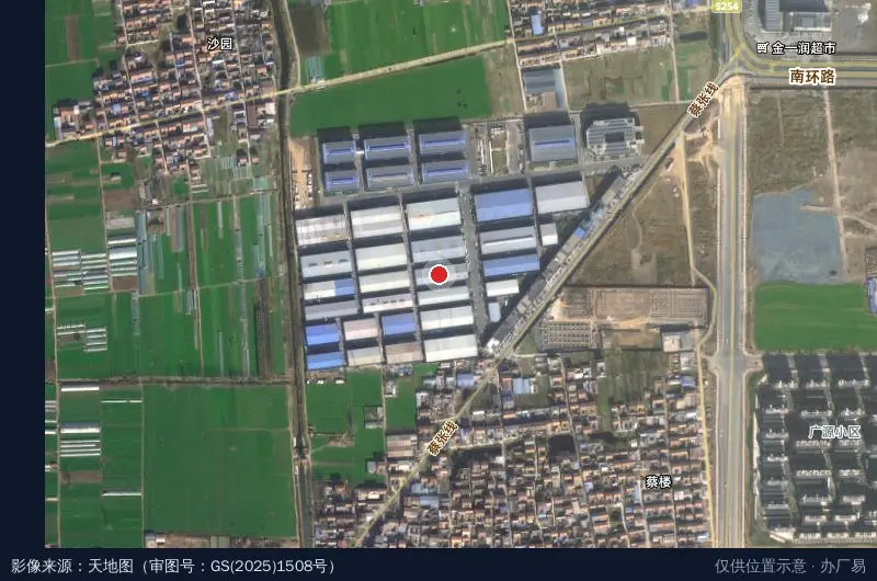 江苏丰县·中国楼梯产业园卫星位置示意图