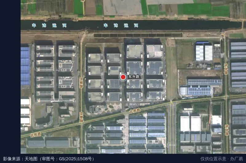 江苏丰县经济开发区智能制造产业园卫星位置示意图