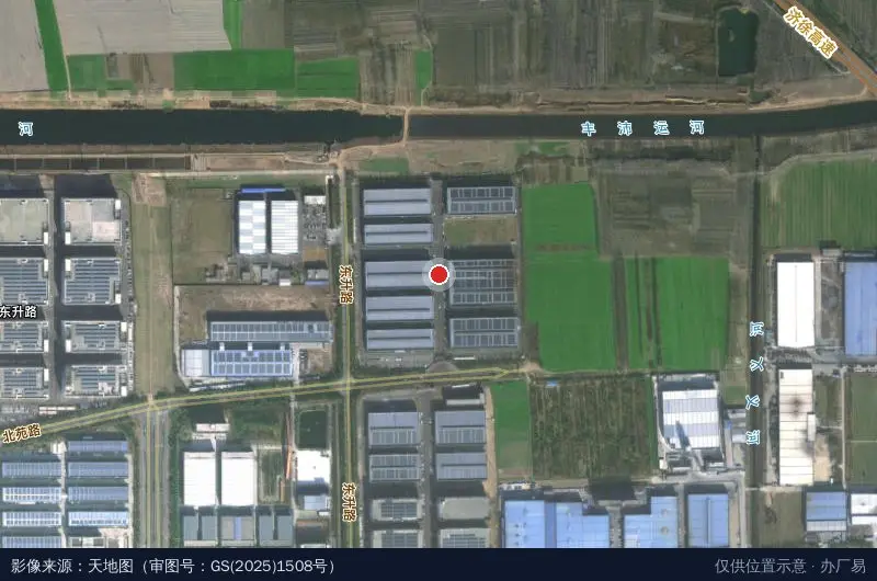 江苏丰县经济开发区智能设备产业园卫星位置示意图