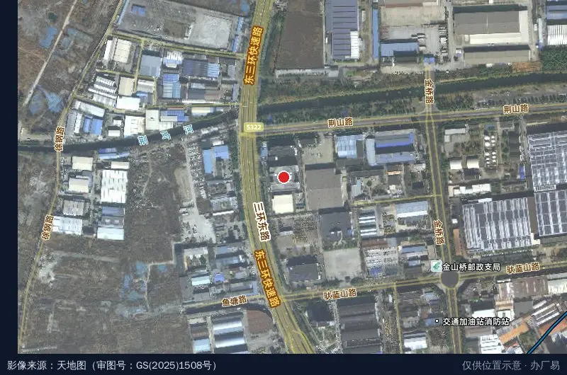 金桥智谷卫星位置示意图