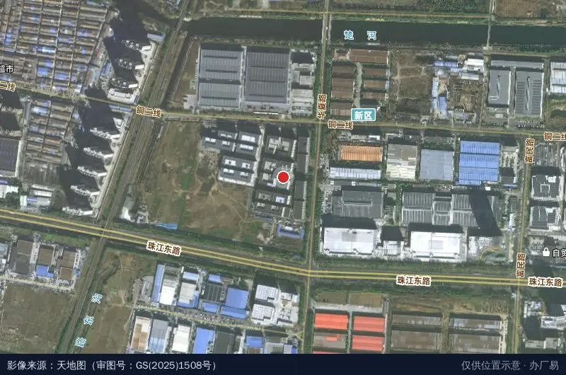 联东U谷·徐州高新沪彭交通产业园卫星位置示意图