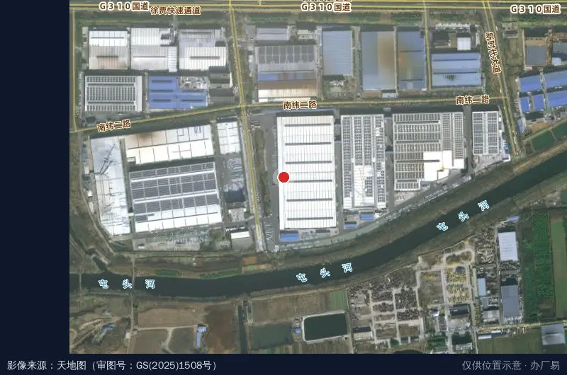金彭汽车产业园卫星位置示意图