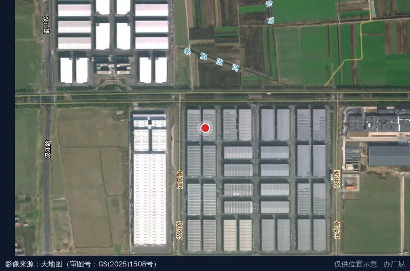 零醛添加家居产业园卫星位置示意图