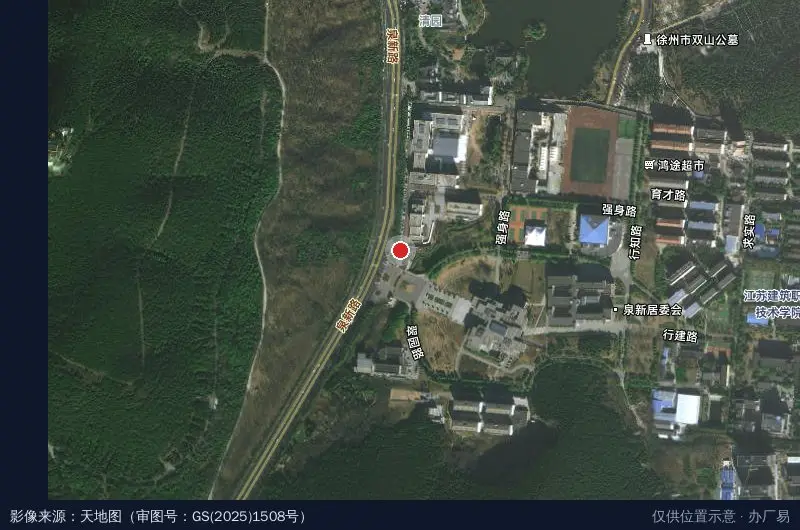 大学科技园D座卫星位置示意图