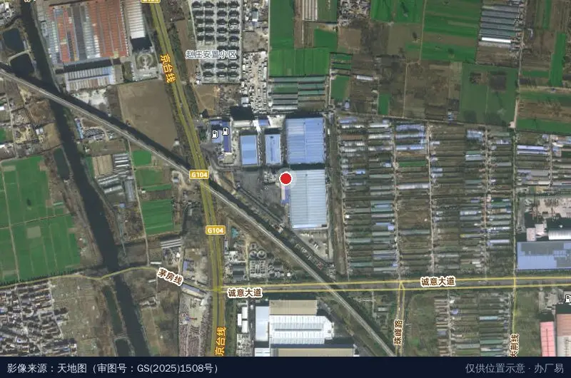 徐州天一物流园卫星位置示意图