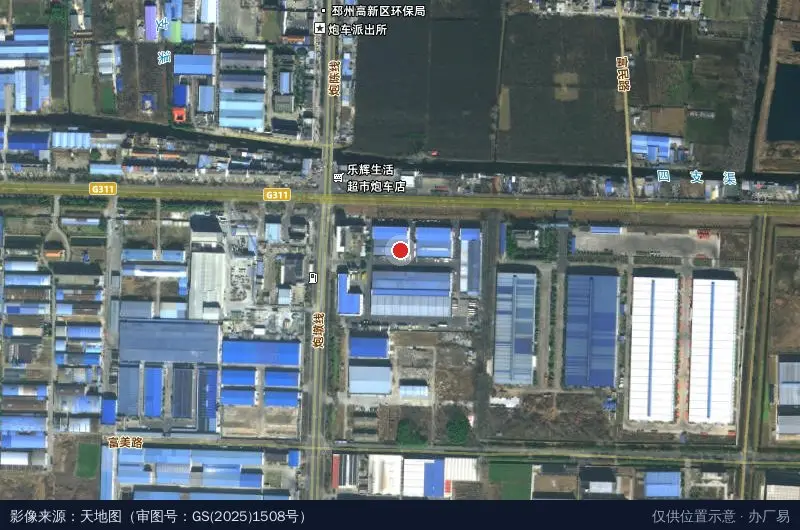 远通国际邳州物流产业园卫星位置示意图