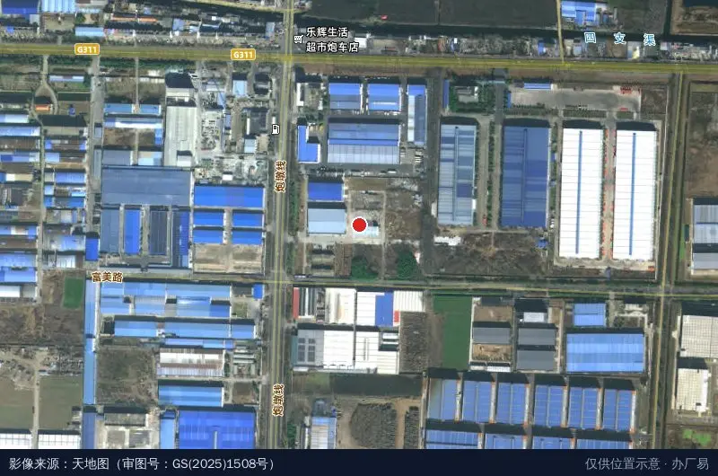 远通国际邳州物流产业园南区卫星位置示意图