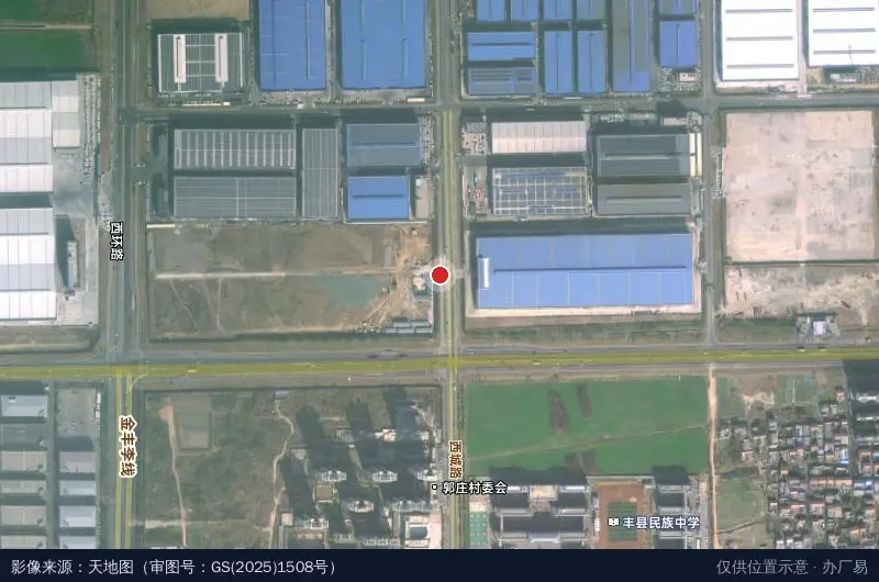 路商集团江苏(徐州)智造产业园卫星位置示意图