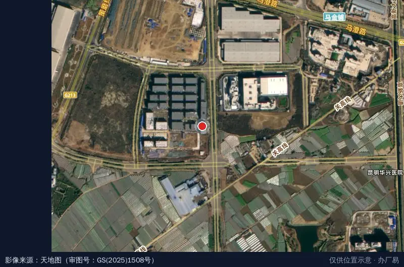 中南高科·昆明智汇产业园卫星位置示意图