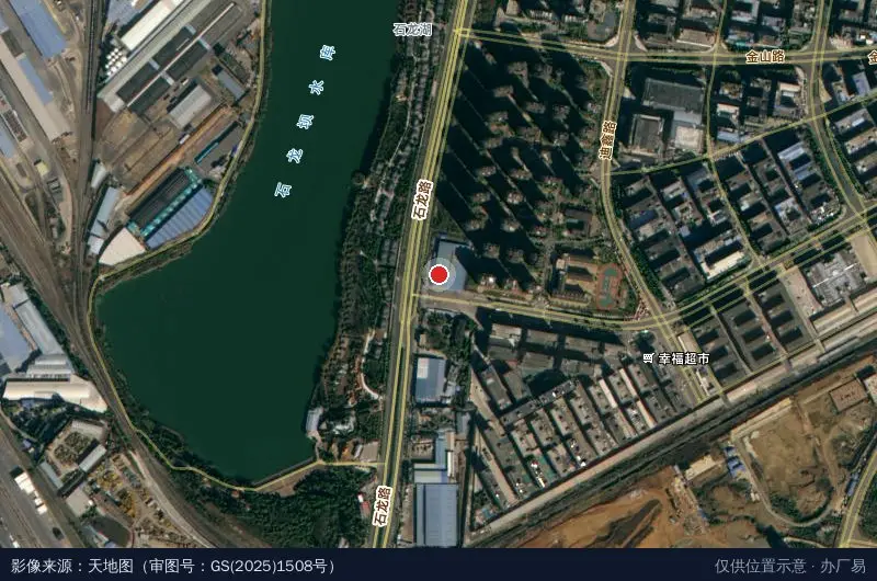 俊发·创业园卫星位置示意图