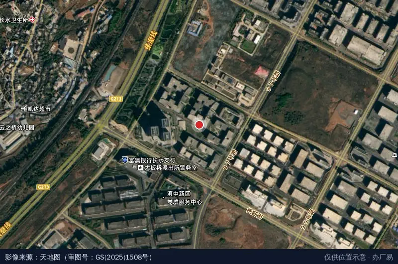 中关村电子城(昆明)科技产业园卫星位置示意图