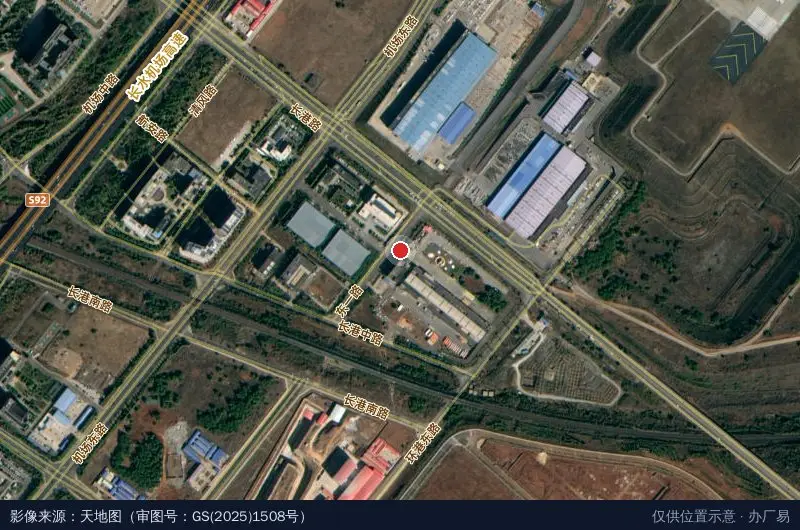 云南省跨境电子商务园区卫星位置示意图