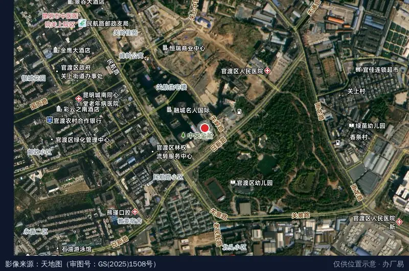 云南剑涛科技园区运营管理有限公司卫星位置示意图