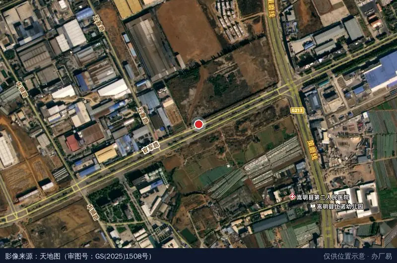 云南川商科技创新产业园卫星位置示意图