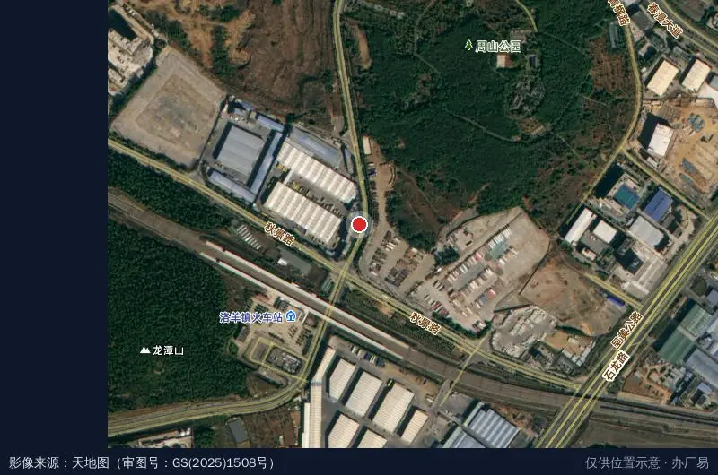 福程物流园卫星位置示意图