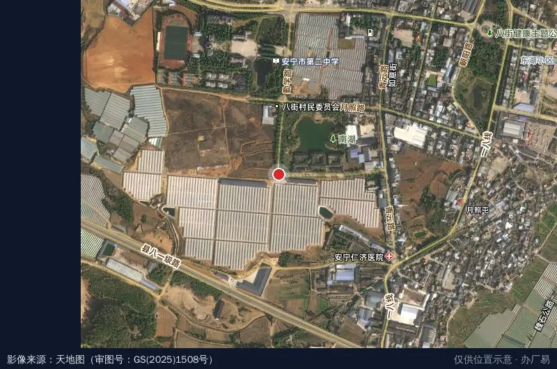 云南英茂现代农业产业园卫星位置示意图