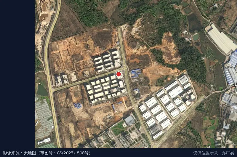 保罗(昆明)大健康产业园招商中心卫星位置示意图