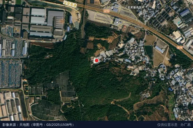 昆明经济技术开发区雅致仿古门窗厂卫星位置示意图