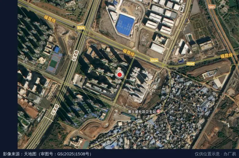 昆明经济技术开发区招财宝游戏科技工作室卫星位置示意图