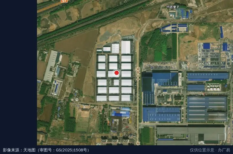 铁西智造园卫星位置示意图