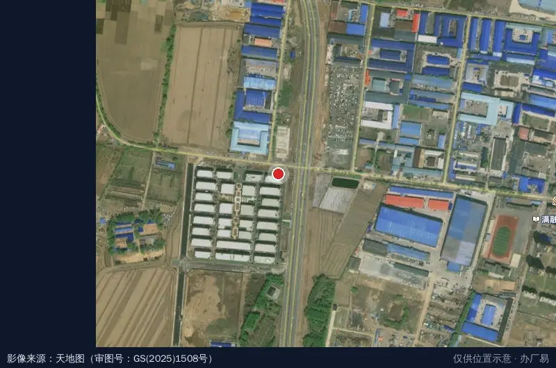 联东U谷和平未来智造谷卫星位置示意图