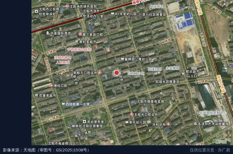 叁叁工厂音乐主题文化园区卫星位置示意图