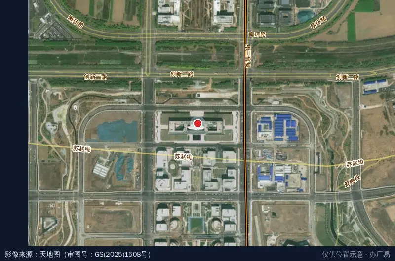 浑南科技城卫星位置示意图