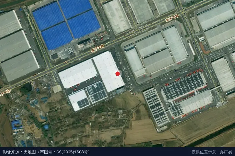 沈阳华隆电商冷链物流园卫星位置示意图
