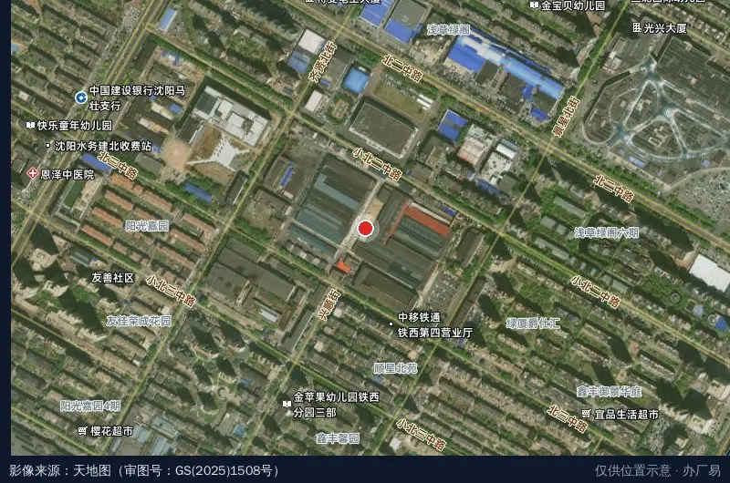 Z广场国际文化产业园卫星位置示意图