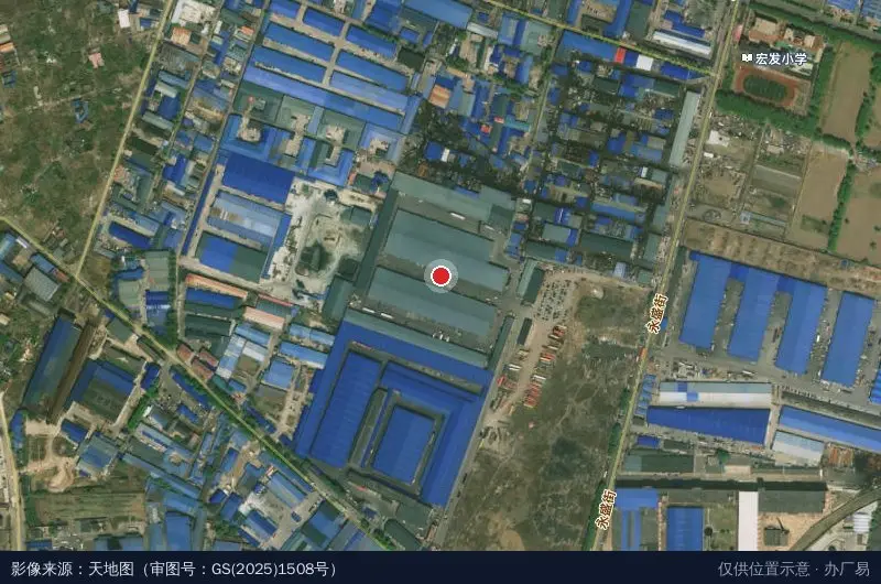 辽宁三志公路港卫星位置示意图