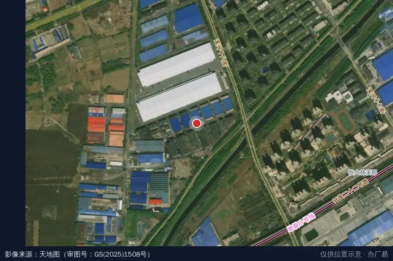 沈阳鑫宏马产业园卫星位置示意图
