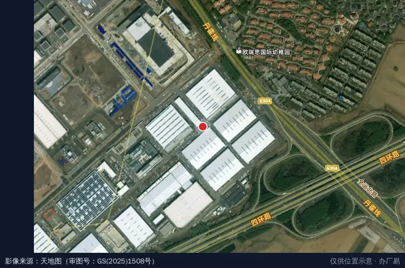 辽宁新锋精密光电科技有限公司(航空产业园厂区)卫星位置示意图