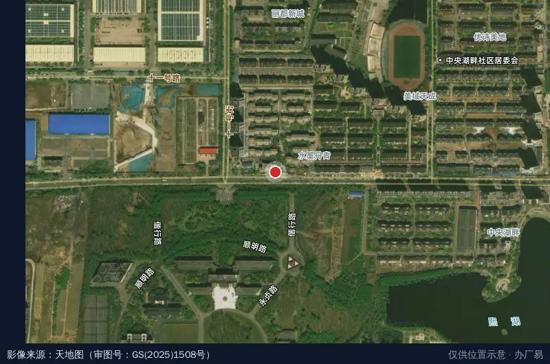 沈阳化工大学科创园(装修中)卫星位置示意图
